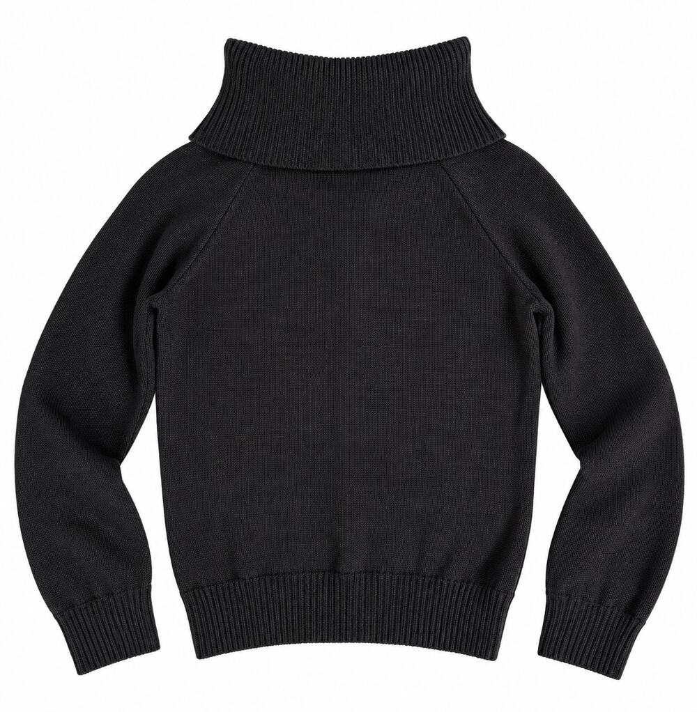 Aéropostale Women’s Black Turtleneck Sweater Size Small Long Sleeve Knit